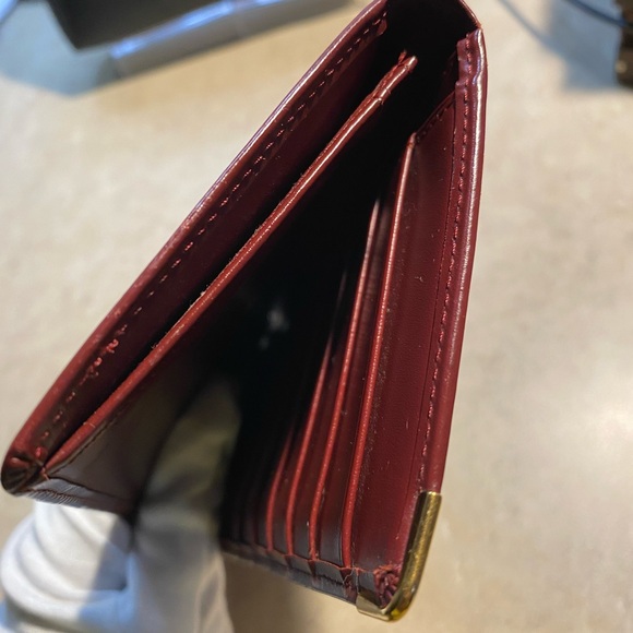 Cartier Authentic Vintage Bifold Wallet - authentication card & playing card - Picture 8 of 11